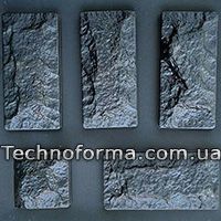 форма фасадной плитки Блок «Колотый камень»